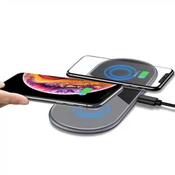 Desktop Two-in-One Wireless Charger front view