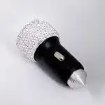 Sparkling Diamond Car Phone Charger Cable for Stylish Fast Charging - Image 2