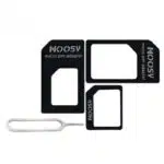 Three-Piece SIM Card Adapter Kit with phone