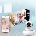 1080p Wireless Camera — Indoor Wi‑Fi Camera with Dual Antennas & IR LED Ring - Image 4