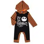 Halloween Romper — Hooded Kids Romper with Black 'Nightmare Before Nap Time' Print, Sizes 70–100 cm - Image 5