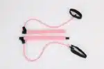 Resistance Bar with Bands — Home Workout Bar with Foot Anchors (Pink) - Image 5