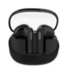 Transparent Wireless Bluetooth Headset control or connector view