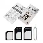Three-Piece SIM Card Adapter Kit front view