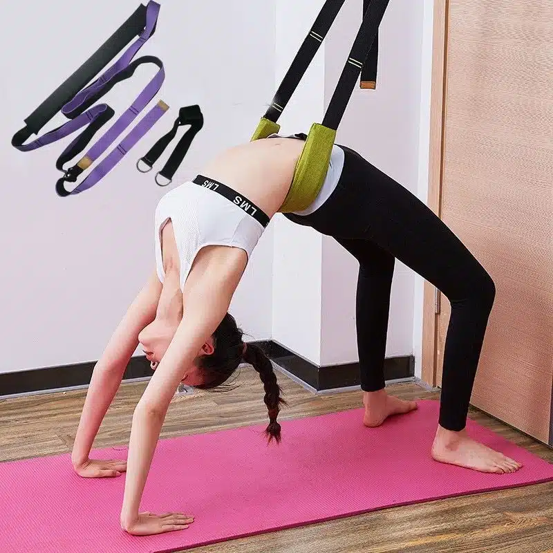 338721142095.jpg Yoga Strap Exercise Belt — Multiple Widths & Colors for Home & Gym Use - Image 1