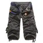 Breathable Cotton Cropped Pants in Versatile Solid Colors for Comfort and Style - Image 7