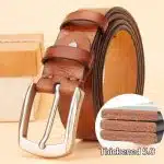 Full-Grain Cowhide Belt with Alloy Pin Buckle — 5.0mm Thick, 105–130 cm - Image 8