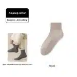 Men's Antibacterial Mid-Cut Socks — 100% Cotton, Sweat-Absorbent - Image 9