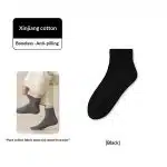 Men's Antibacterial Mid-Cut Socks — 100% Cotton, Sweat-Absorbent - Image 6