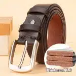 Full-Grain Cowhide Belt with Alloy Pin Buckle — 5.0mm Thick, 105–130 cm - Image 6