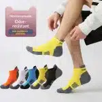Men's Low-Cut Athletic Socks — Odor-Resistant, Sweat-Absorbent (One Size 36–40)