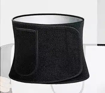 9992a9b6-21ec-48e2-9cde-30a35949affa.jpg Silver-Ion Sweat Belt — Black Waist Sweat Belt for Workout Support - Image 1