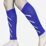 Mid-Calf Compression Sleeves — Sweat‑Wicking Nylon Calf Support, Unisex One Size