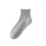 Men's Antibacterial Mid-Cut Socks — 100% Cotton, Sweat-Absorbent - Image 5