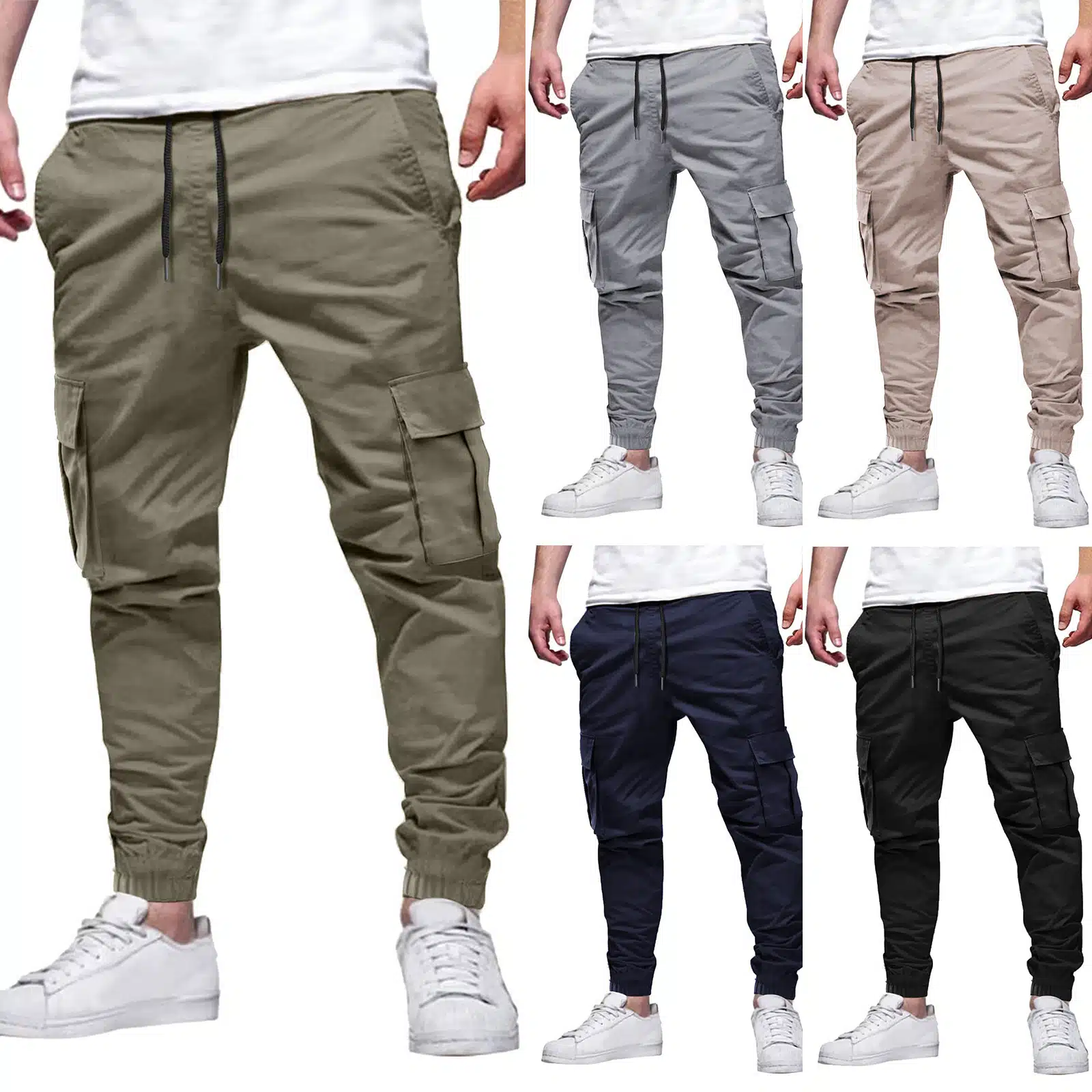 e778762a-3e58-4101-9d86-b67e0add9593.jpg Multi-Pocket Cotton Overalls for Outdoor Leisure & Sports Comfort - Image 1