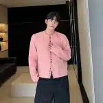 All-Season Men’s Hooded Cardigan for Comfortable Loose Fit