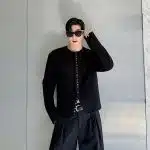 All-Season Men’s Hooded Cardigan for Comfortable Loose Fit - Image 2